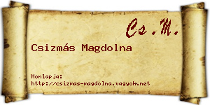 Csizmás Magdolna névjegykártya